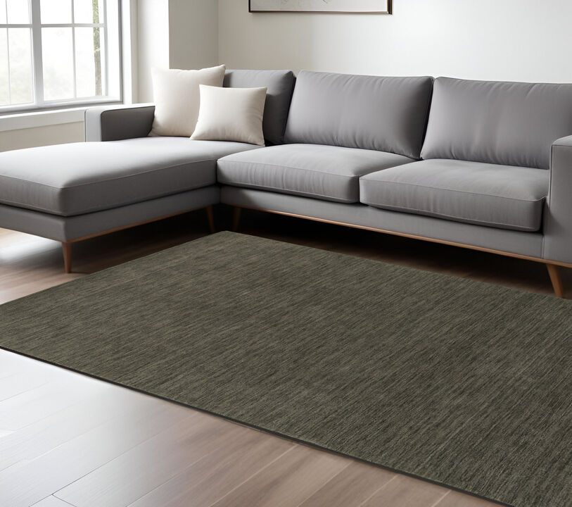 HomeRoots Wool Hand Tufted Runner Rug