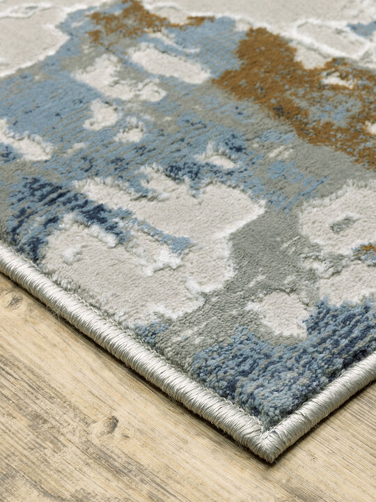 Easton 2'3" x 7'6" Grey Rug