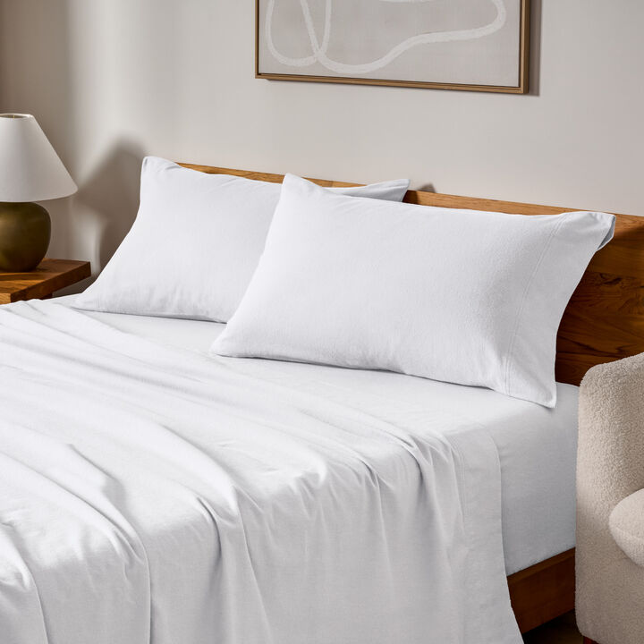 Soft & Cozy 100% Cotton Flannel Pillowcase Set