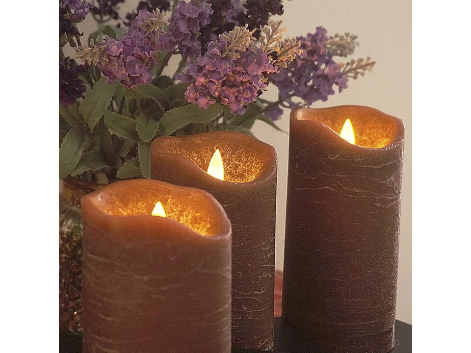 Real Wax Flameless Candles Battery Operated LED