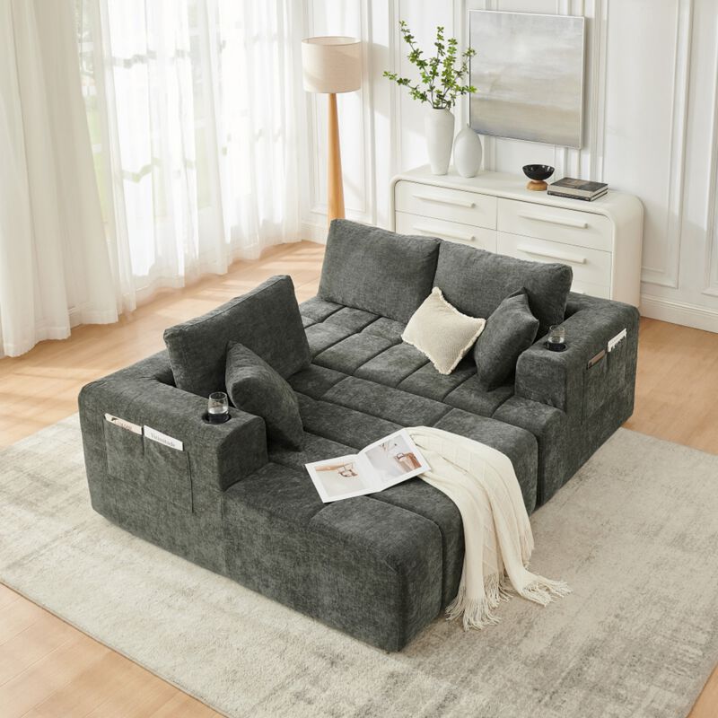 Jigipt L-Shaped Sectional Sofa image number 4