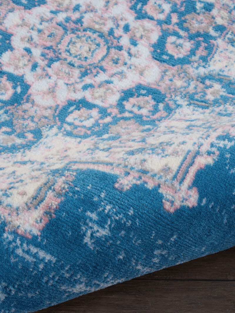 Grafix GRF14 Blue 5'3" x Round Rug