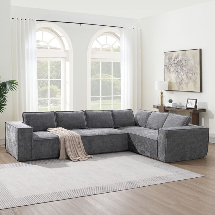 Fatbag Block Modular L-Shaped Sectional Sofa