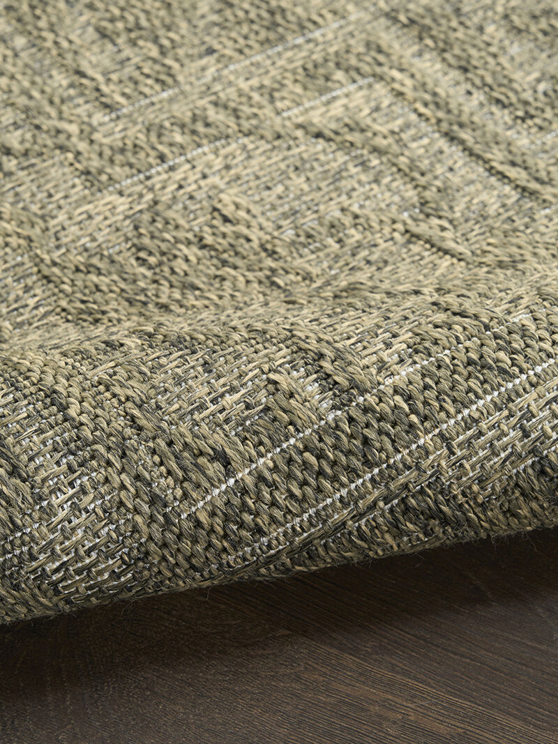 Tulum TLM05 Olive 2'2" x 10' Rug image number 4