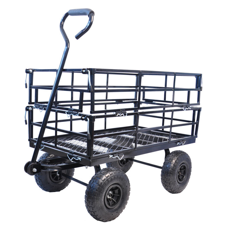 Wagon Cart Garden Cart Trucks Make It Easier To Transport Firewood 0001