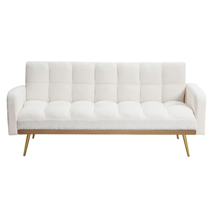 Wosdik Teddy Fleece Adjustable Futons