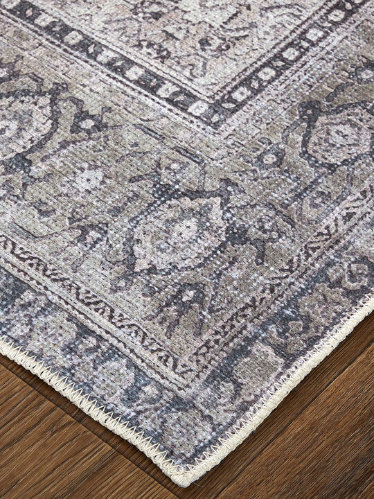 Percy 39PBF 4' x 6' Gray/Ivory/Taupe Rug