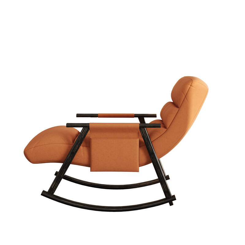 Adjustable High-Back Folding Rocking Chair image number 9