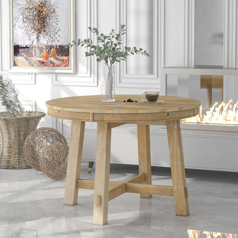 Streamdale Farmhouse Extendable Dining Table (16 Leaf)