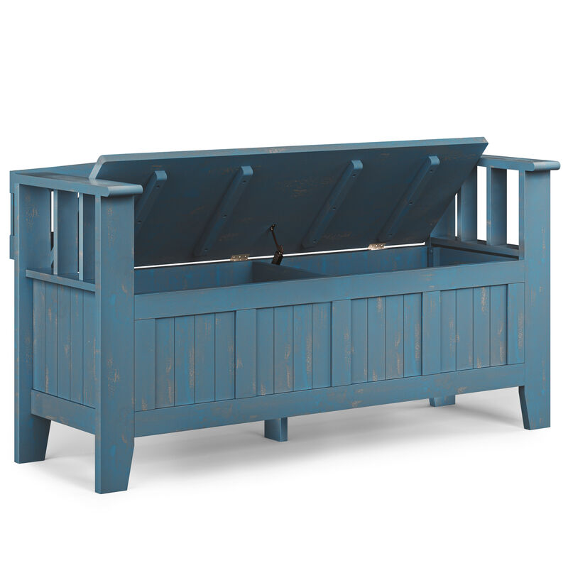 Simpli Home Acadian Entryway Storage Bench image number 3