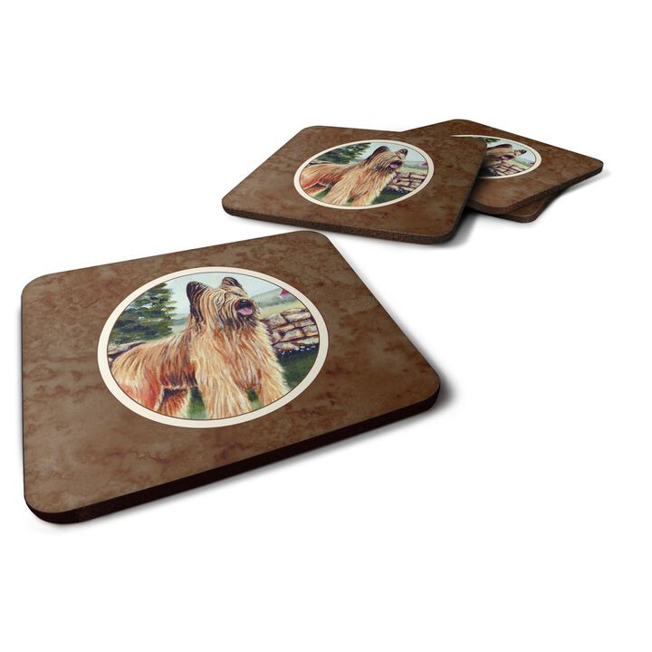 Caroline's Treasures 7003FC Briard Foam Coasters (Set of 4), 3.5, Multicolor