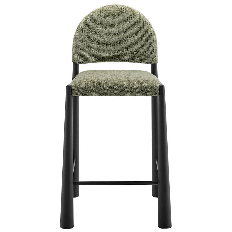 Hayley Upholstered Fabric Counter Stools Set of 2 image number 7