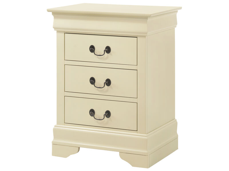 Louis Philippe 3-Drawer Nightstand (29 in. H x 16 in. W x 21 in. D) image number 2