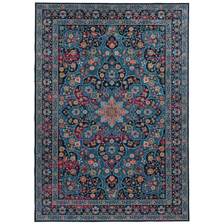 Linon Emerald Grenier Navy & Blue, Rug