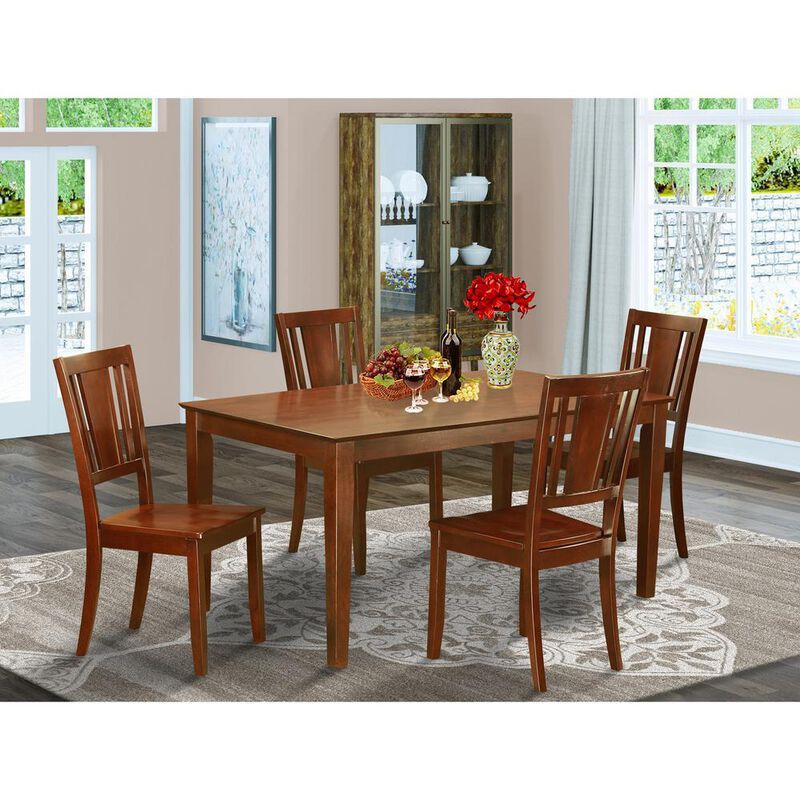 5 PC Dining Room set - Dining Table and 4 Dining Chairs