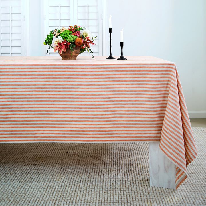 Linen Tablecloth - Amalfi Stripe