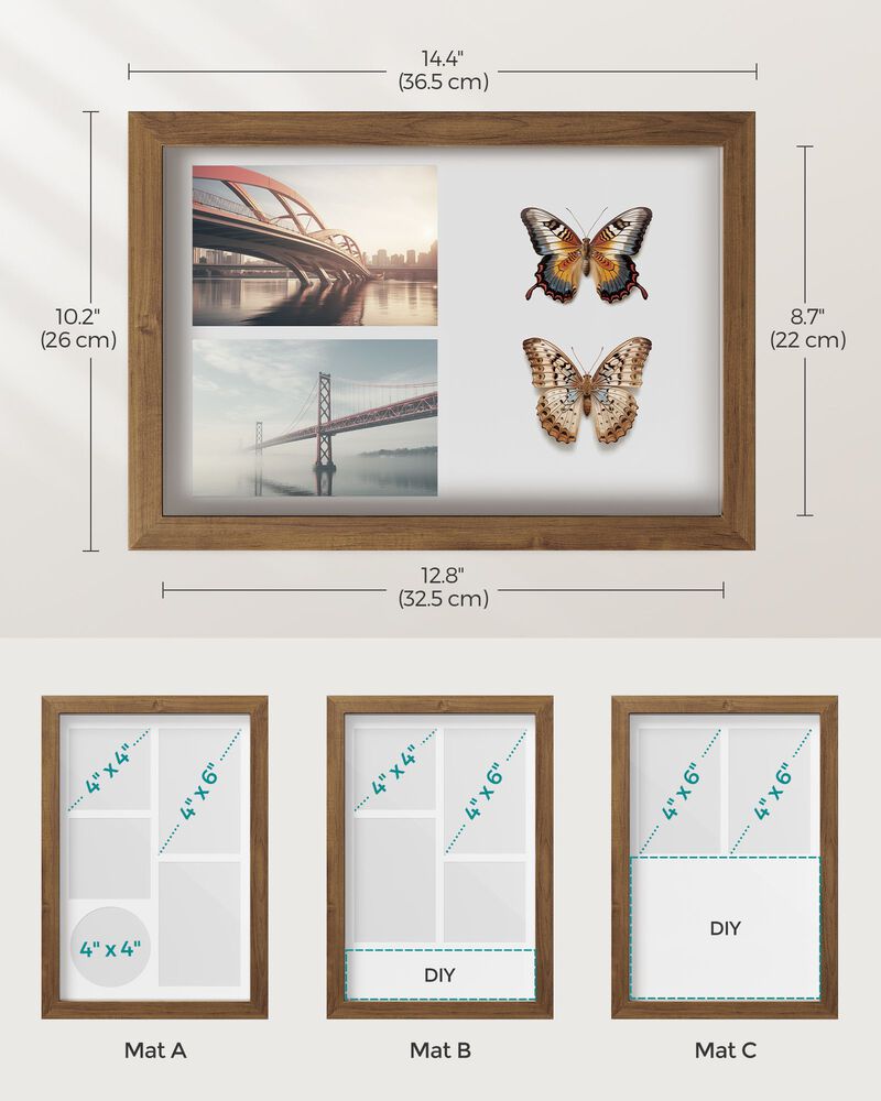 A4 Shadow Box Frame: Display and Protect Your Memorabilia with Style