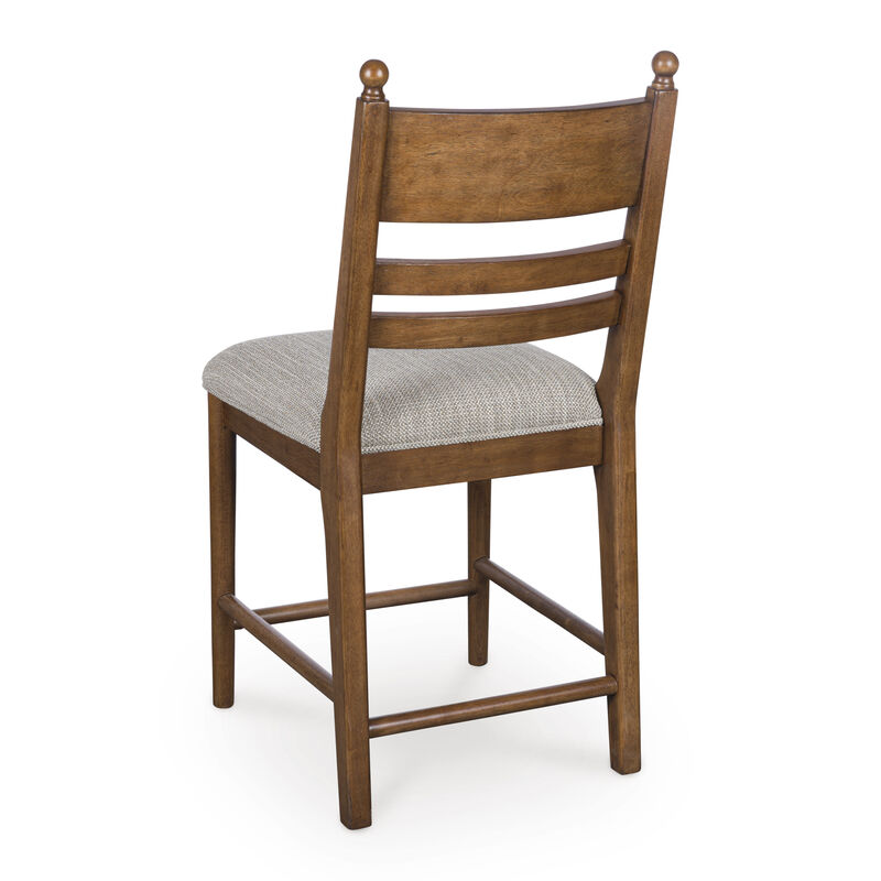 Chadworth Brown Upholstered Barstool image number 3
