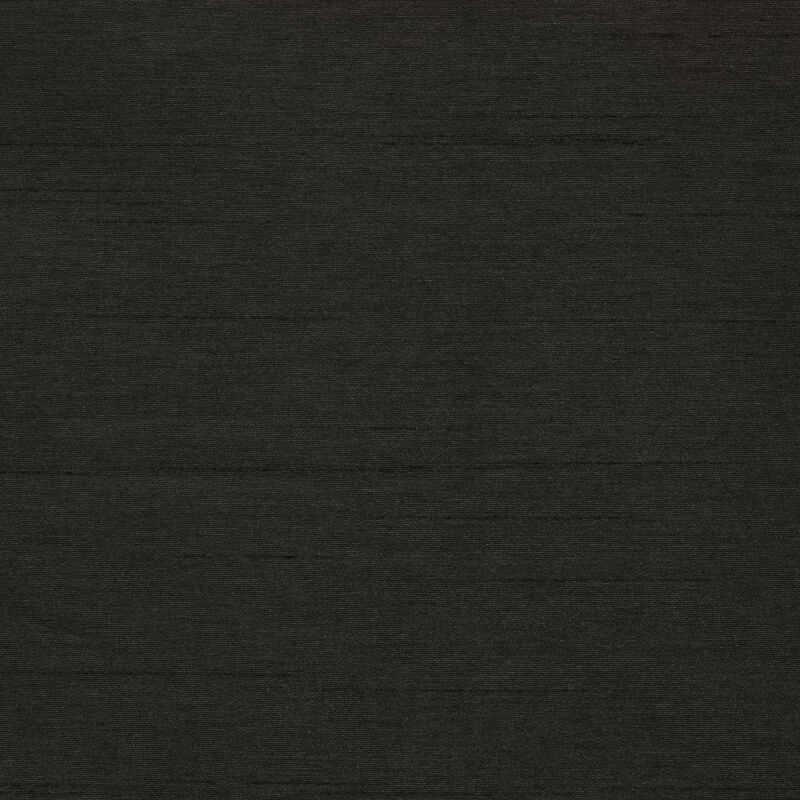 Thermaplus 100% Polyester Glacier Balance Temperature Solid Faux Silk Blackout Grommet Curtain Panel Black