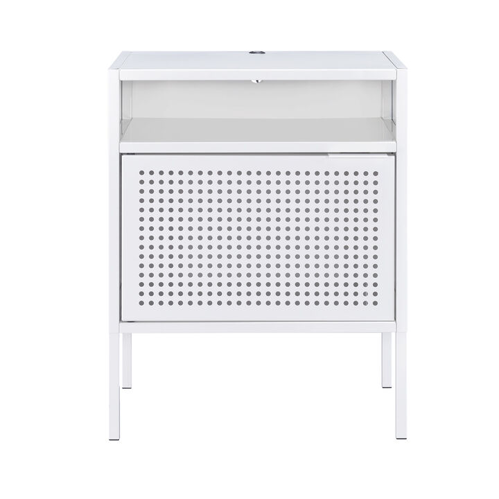 Gemma Nightstand in White
