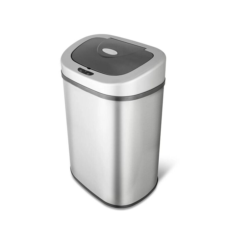 Hivvago Stainless Steel 21 Gallon Kitchen Trash Can with Motion Sensor Lid
