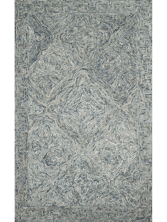 Ziva ZV04 Denim 5' x 7'6" Rug