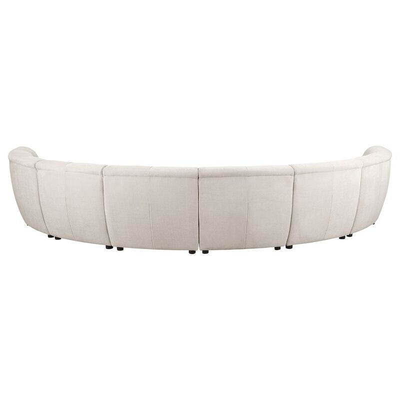 Coaster Co. of America Charlotte 8-piece Upholstered Modular Sectional Sofa Ivory image number 5