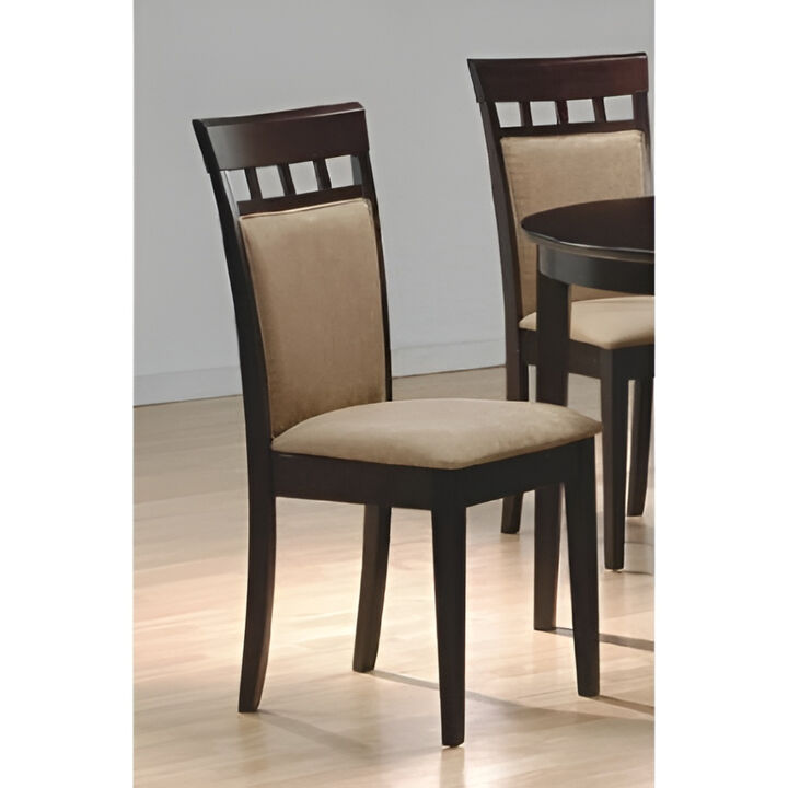 Set of 2 Contemporary Dining Chairs for Kitchen or Dining Room Seating