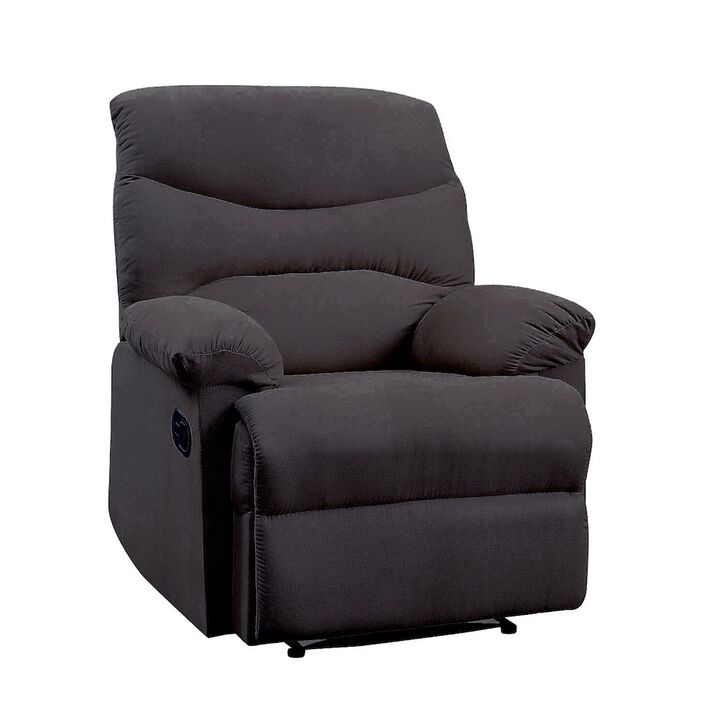 Plethoria Home Pillow Top Arms Recliner with Tufted Back