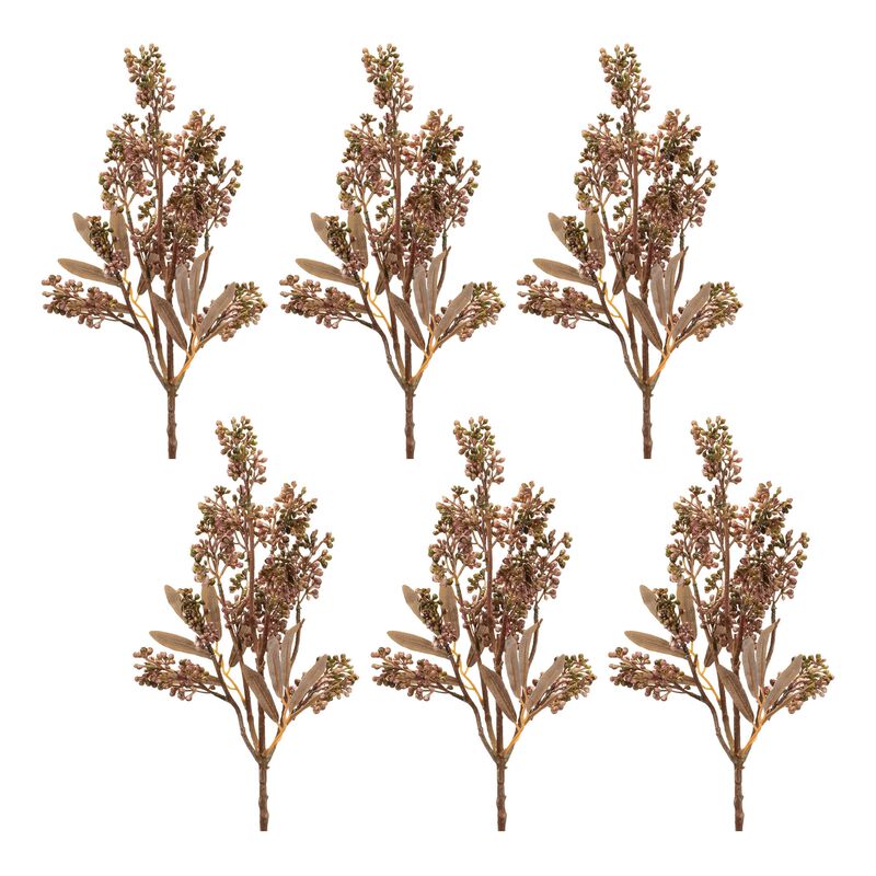 Holiday Mini Berry Sprays, Set of 6 for Tree Fillers or Gift Topper Accents