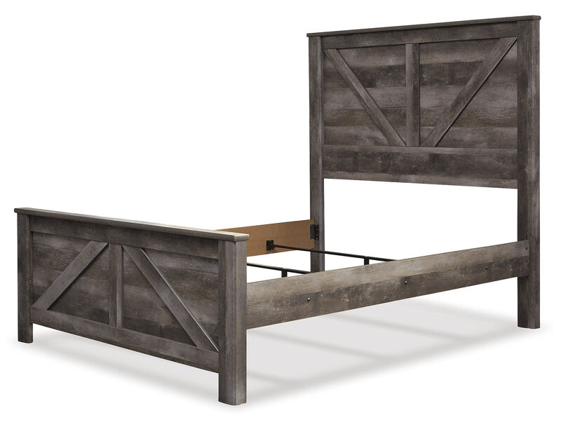 Wynnlow Queen Crossbuck Panel Bed image number 2
