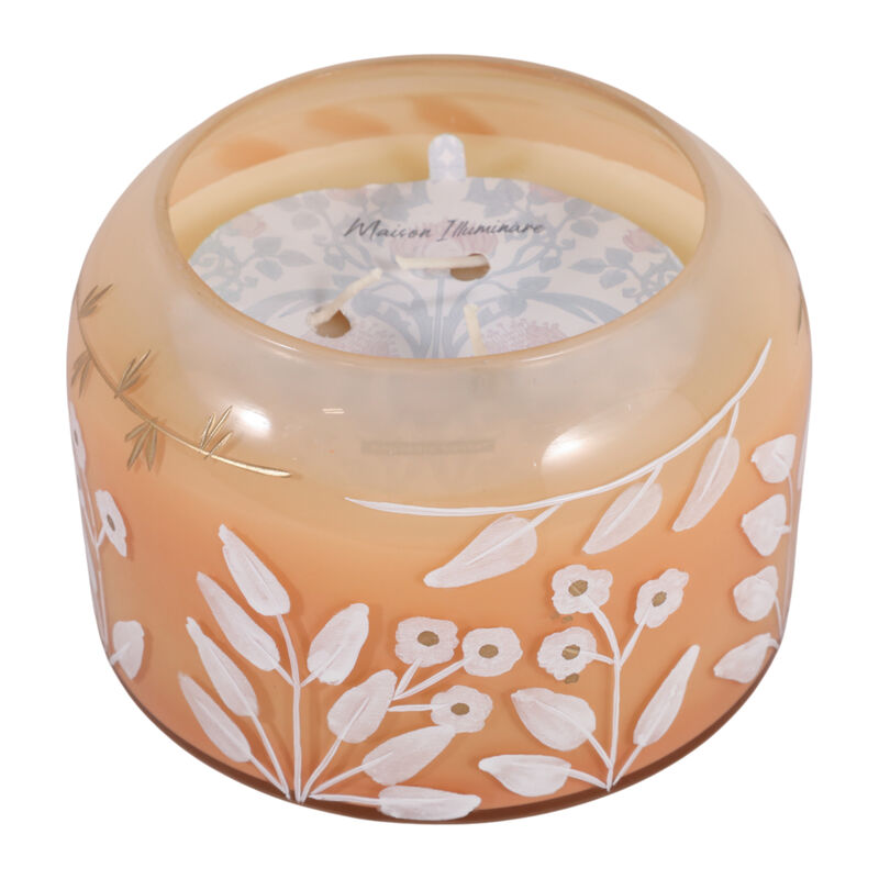 Jasmine Floral Pattern Candle image number 0