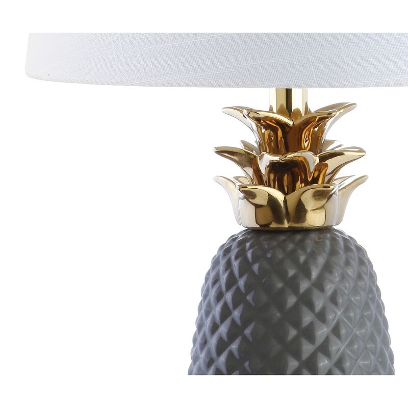Pineapple Ceramic LED Table Lamp