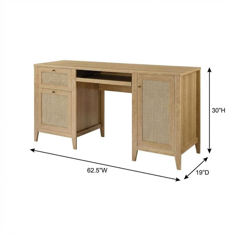 Black Office Desk with Spacious Work Surface and Modern Design image number 2