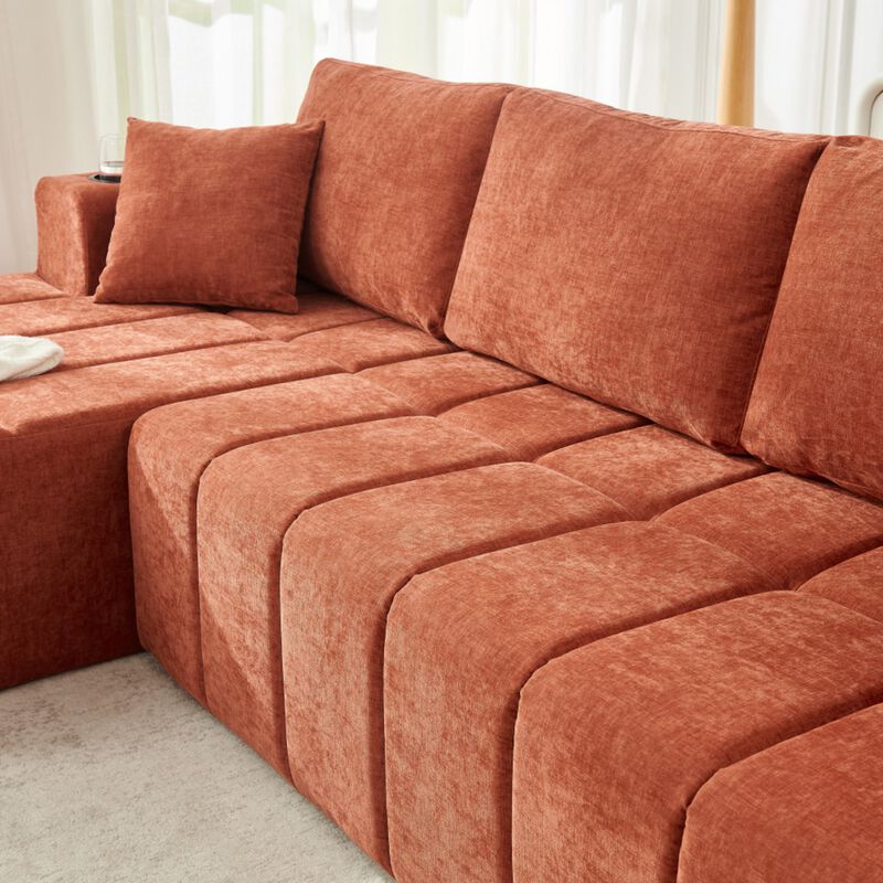 Jigipt L-Shaped Sectional Sofa image number 5