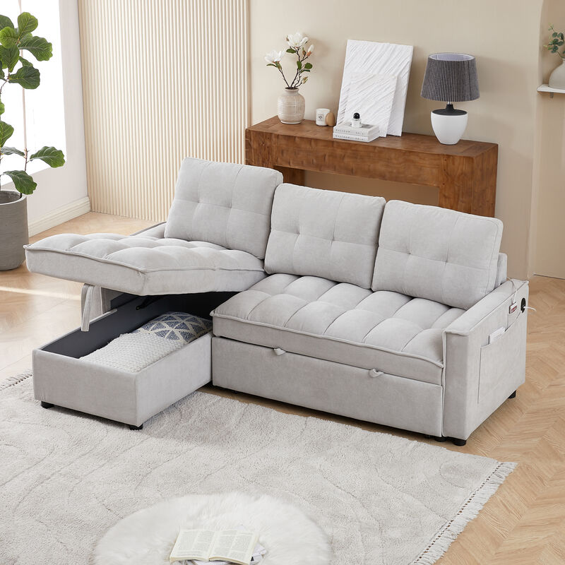 Rafceb 71.3" Reclining Sofa image number 2