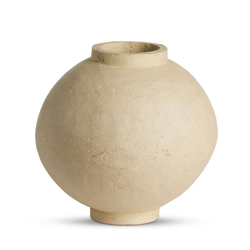 Olivos Wide Paper Mache Vessel