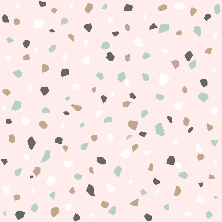 Ona Pink Terrazzo Wallpaper