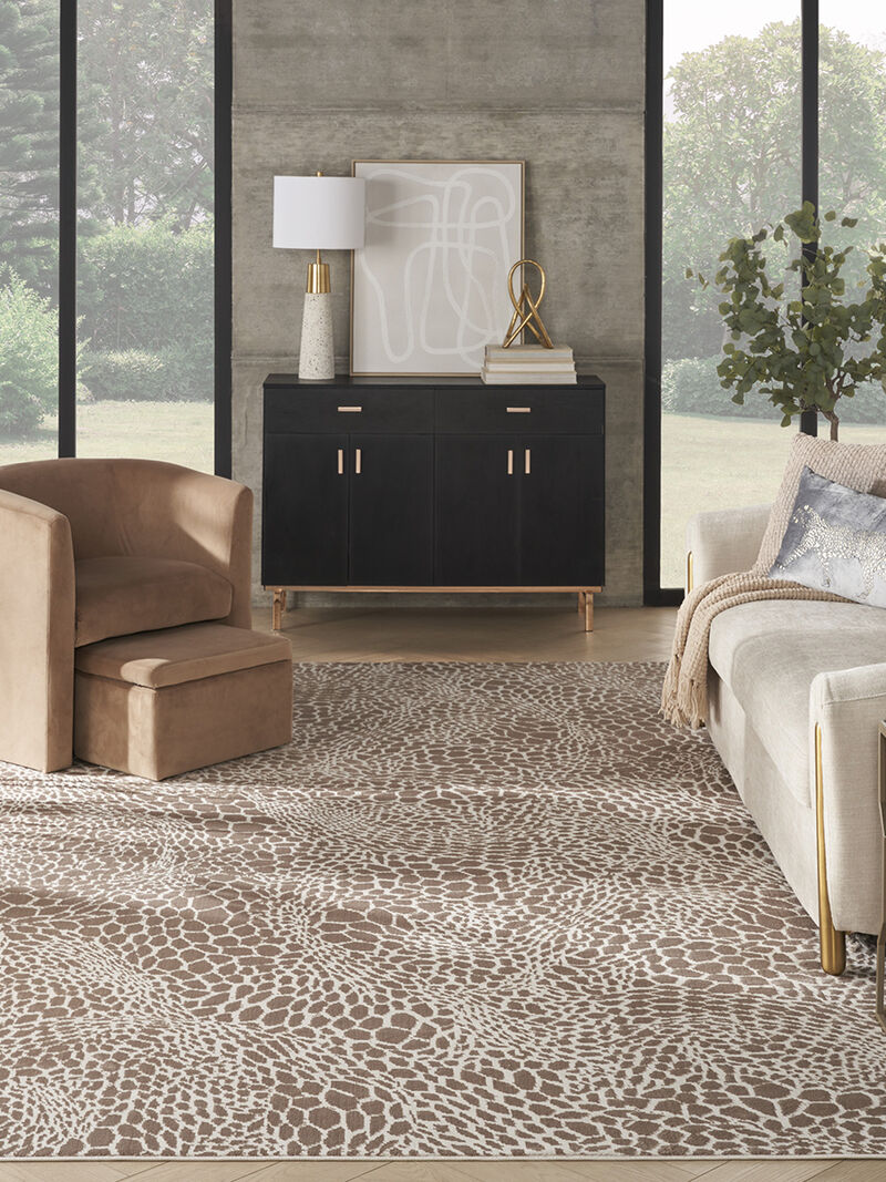 Desire DSR08 Camel/Silver 7'10" x 9'10" Rug