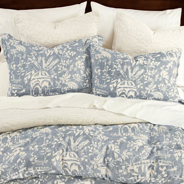 Genoa Blue King Duvet Cover Set