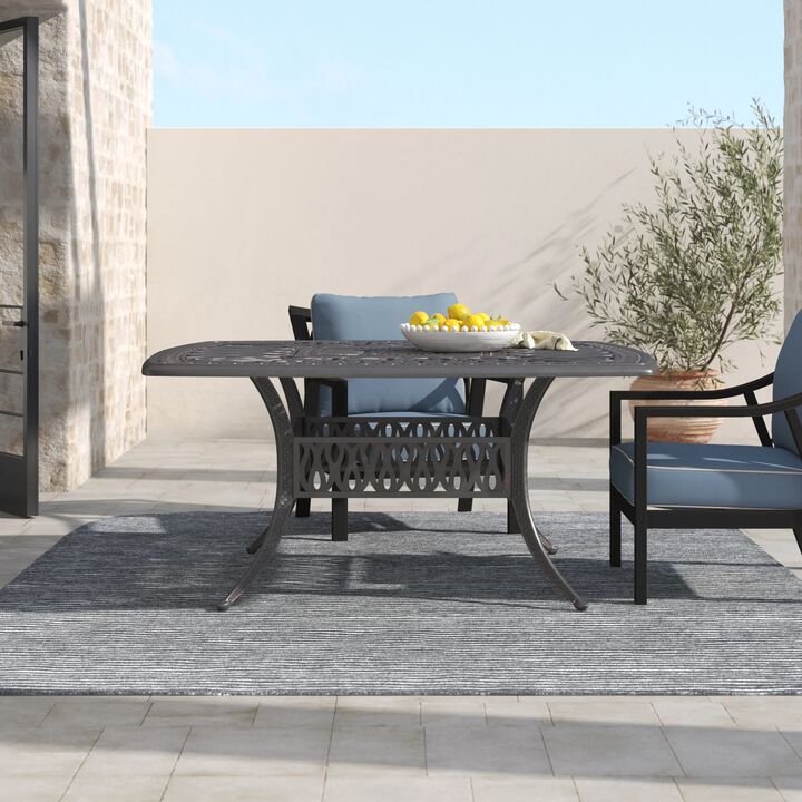 64" Square Outdoor Dining Table