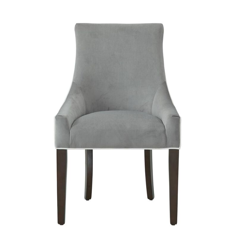Comfort Pointe Jolie Upholstered Dining Chair -Smoke