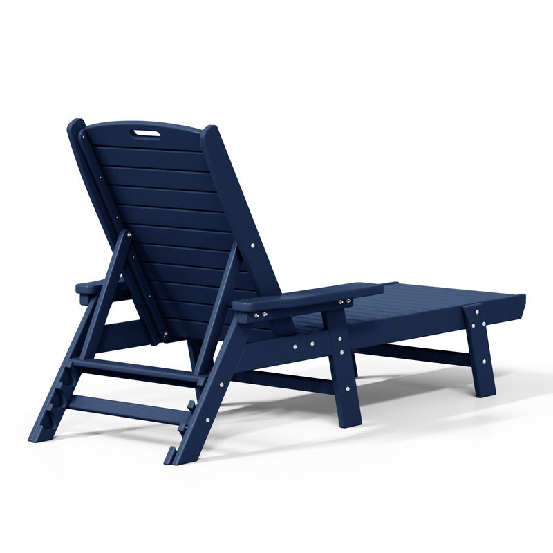 WestinTrends Poly Reclining Chaise Lounge image number 3