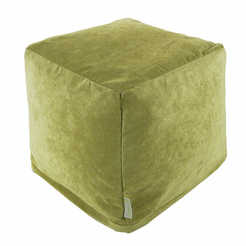 Majestic Home Goods Cube Pouf Villa Apple