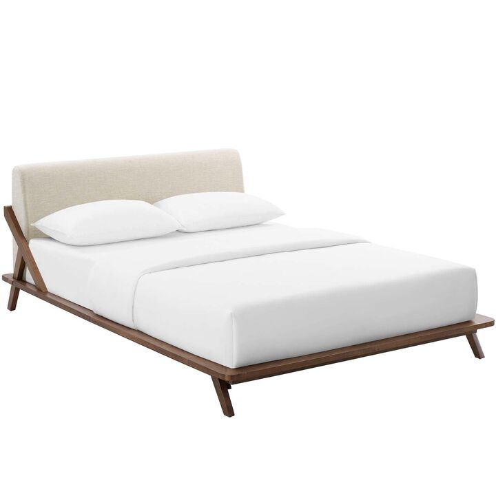 Modway - Luella Queen Upholstered Fabric Platform Bed