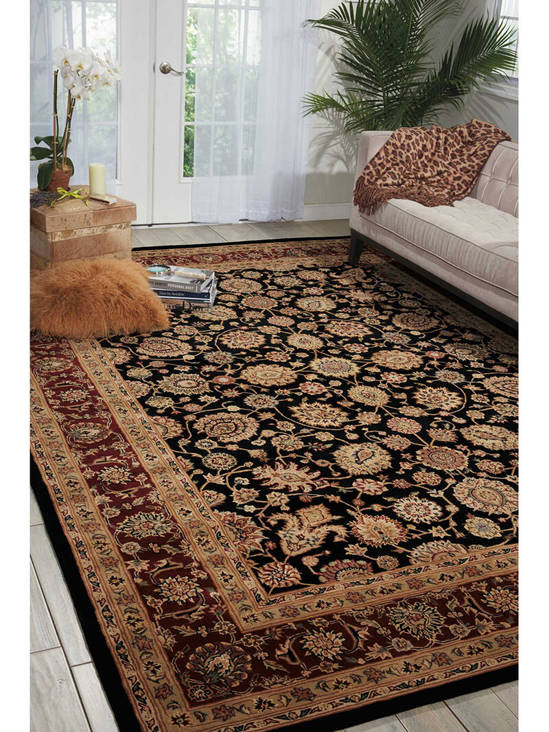 Nourison 2000 2017 Black 3'9" x 5'9" Rug