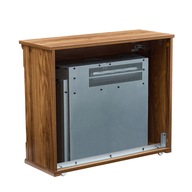 Streamdale 28 inch TV media entertainment center With electric fireplace image number 4