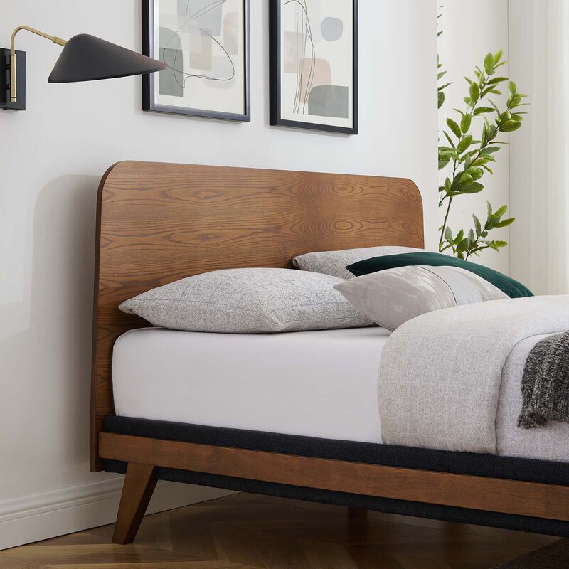 Modway - Dylan Queen Platform Bed Walnut image number 1