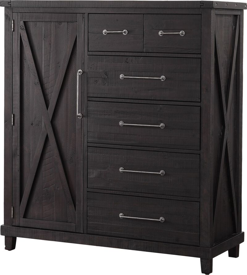 Yosemite Solid Wood Gentleman's Chest in Cafe