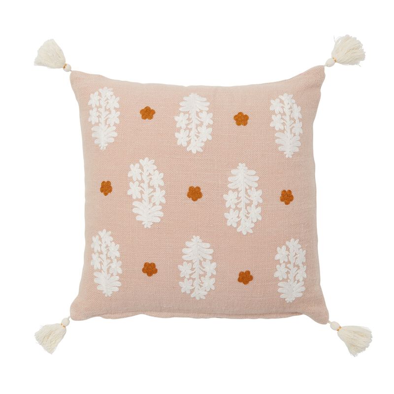 Udaipur Paisley taupe pillow image number 0